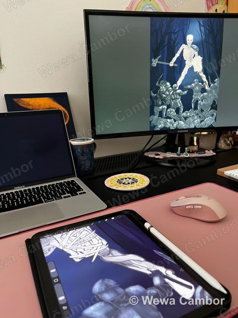Proces tvorby ilustrace